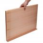 professional adjustable wooden table display easel