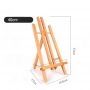 30CM 40CM 50CM Height Solid Beech Wood Easel Painting Tabletop Display A-Frame Easel