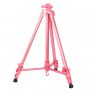 New Design Adjustable Pink 150cm Aluminum Painting Easel Set For Painting
