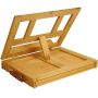 Art Supply Adjustable Wood Desk Table Easel with Storage Drawer