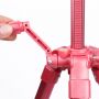 New Design Adjustable Pink 150cm Aluminum Painting Easel Set For Painting