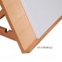 professional adjustable wooden table display easel