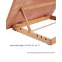 professional adjustable wooden table display easel