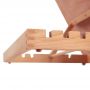 professional adjustable wooden table display easel