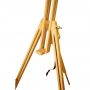 high quality beech wood portable tripod holder easel stand for field painting