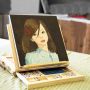 prsfessional artists adjustable luxury wooden table desk box easel stand