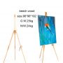 Hot selling art beech wood floor easel stand
