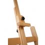 Art Deluxe Adjustable Wood Studio Easel with Tilt and Caster Wheels