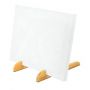 Amazon hot selling mini canvas table easel with brush