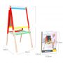 Adjustable Magnetic Kids Children Art Painting Wooden Easel For Small Toddlers