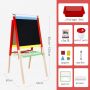 Adjustable Magnetic Kids Children Art Painting Wooden Easel For Small Toddlers