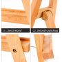 high quality wooden easel part miniature wooden easel for photo stand