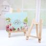 Art 8 inch Mini Small Tabletop Display Stand Wooden Table Artist Easel