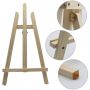 Art Tabletop Display Tripod Holder Stand 14 Inch Tall Wood Mini Easel for Kids and Party