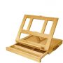 Art Adjustable Desk Table Easel for Painting and Drawing, Adjustable Wood Easel Stand