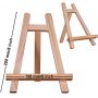Art 8 inch Mini Small Tabletop Display Stand Wooden Table Artist Easel