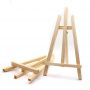 Art Tabletop Display Tripod Holder Stand 14 Inch Tall Wood Mini Easel for Kids and Party