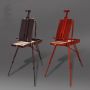 Artist Professional French Style Field and Studio Sketch box Easel with Artist Drawer, Palette, Premium Beechwood