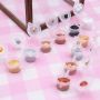 Art 3ml Mini Metallic Colors Acrylic Paint Pots Art Set