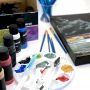 Artist Quality 59ml 2 Ounces Bottle Acrylic Paint For Painting Canvas Wood
