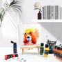 Non Toxic 36 Colors Acrylic Paint No Fading Rich Pigment 36 Colors Acrylic Paint Set for Adults Artists Canvas