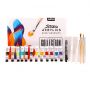 Pebeo New Arrival High Viscosity Studio Acrylic Color Set For Professional Painting