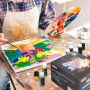 60ML 36 Colors Rich Pigments Acrylic Paint Set With Brushes And Palette