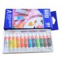 Amazon Hot 12colors 12ml Cheaper Drawing Acrylic Paint With Brush