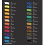 Amazon Hot Selling 12 pcs And 24 pcs Pack Acrylic Color Paint With Brushes