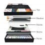 Professional Artists 24 Tubes Colorful Watercolor Paint For Watercolor Painting