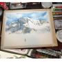 Amazon Hot Selling 48 Color High Quality Watercolor Travel Pan Sets with Watercolor Tin Palette,Paint Brush Non-Toxic for Artist