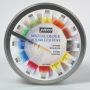 Pebeo Fine Metal Round Painting Box Watercolour Palette Kit With Brush