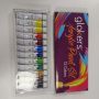 Art Quick Delivery 12 Colors 12ml Acrylic Paint for Glass Stone Plastic Wall Canvas Painting