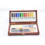Art Professional Wood Box Package Solid Watercolor Paint Pack For Watercolor Painting And Sketching