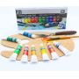wholesale 12colors cheap watercolor paint for beginner drawing