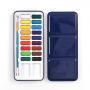 Water Color Artist Paint Cake 24 Assorted Watercolor Field Sketch Set With Brush