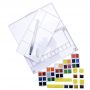 High Quality Watercolor Cake Paints Set With Palette And Two brush
