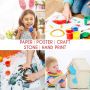 Premium Quality 40 Vivid Colors Non Toxic Finger Paint Tempera Paint for Kids and Toddlers