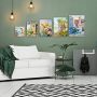 Canvas Boards for Painting Canvas Panels Variety Pack, 4x4, 5x7, 8x10, 9x12, 11x14 Inches, 18 Pack 3mm Thickness Canvas