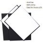 8x10 inch,Black Canvas Panel Art Boards Black Canvas Panels for Oil & Acrylic Painting