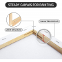 Factory custom white stretched blank artist paint canvas for kids set