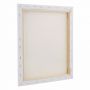 Factory custom white stretched blank artist paint canvas for kids set
