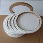 100% cotton artist painting round stretched canvas