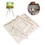 OEM 12X18 inch 100% cotton paulownia wood acid free stretched canvas