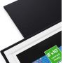 100% Cotton Acid-Free 8x10 inch Black Canvas Panels For Acrylic Oil Tempera Painting