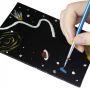 100% Cotton Acid-Free 8x10 inch Black Canvas Panels For Acrylic Oil Tempera Painting