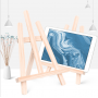 Portable Wooden Desk Tabletop Kids Children Mini Picture Book Stand Display Artist Drawing Painting Sketch Easel