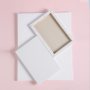 Multi Pack Primed White 100% Cotton Painting Canvas Panel For Painting