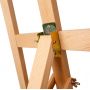 Factory direct sales 150cm red beech wood easel solid wood wooden sketch art easel advertising display stand