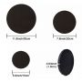 Art Black Round Stretch Canvas Round Hand Painted Canvases For Students Artist Hobby Painters